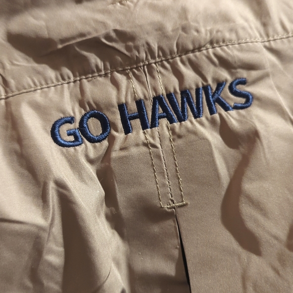 Storm Creek Go Hawks #12 1/4 Zip Wind Shirt w Zip Off Sleeves Tan Black NWT - Picture 10 of 14